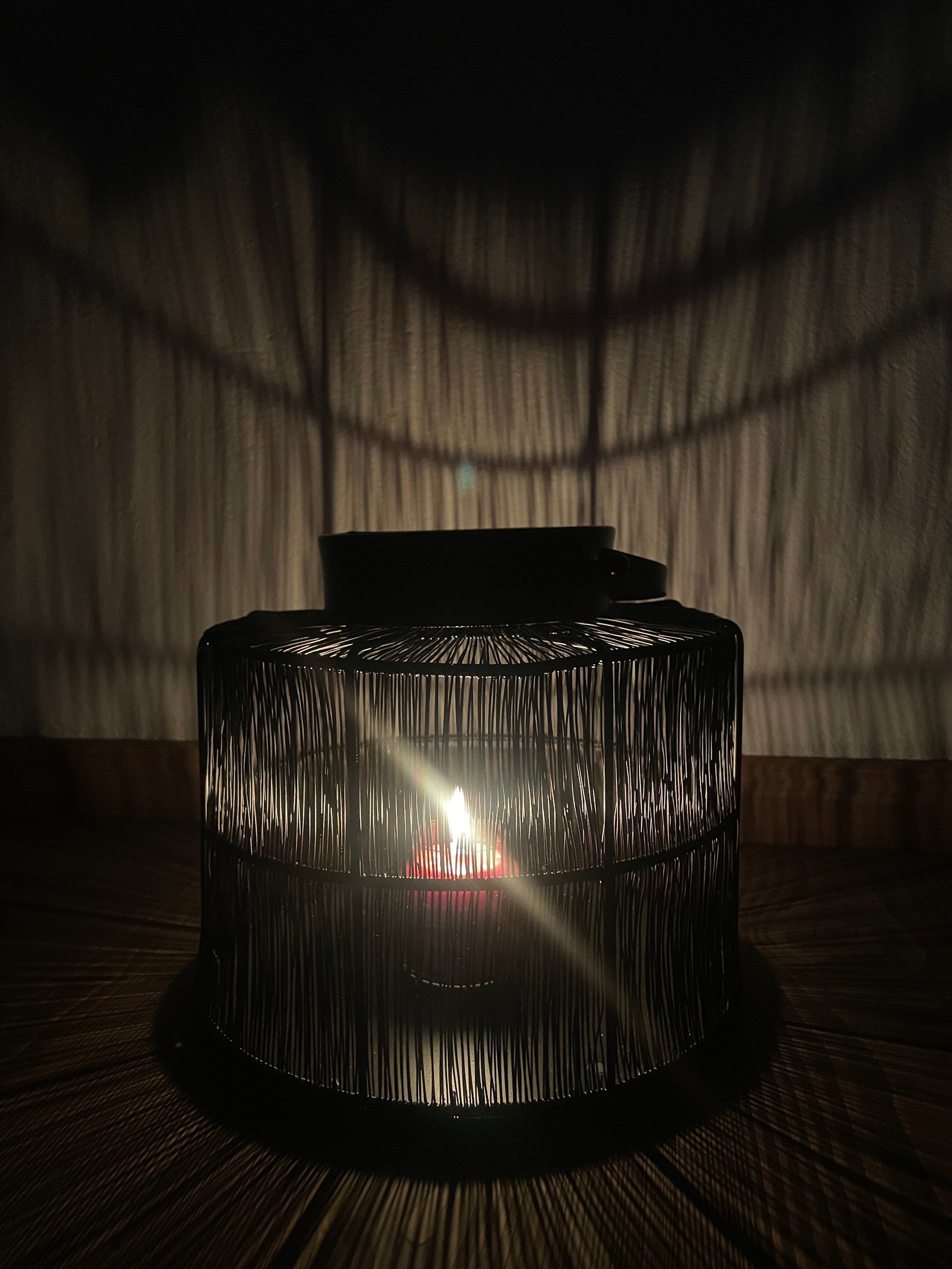 Windlicht Black