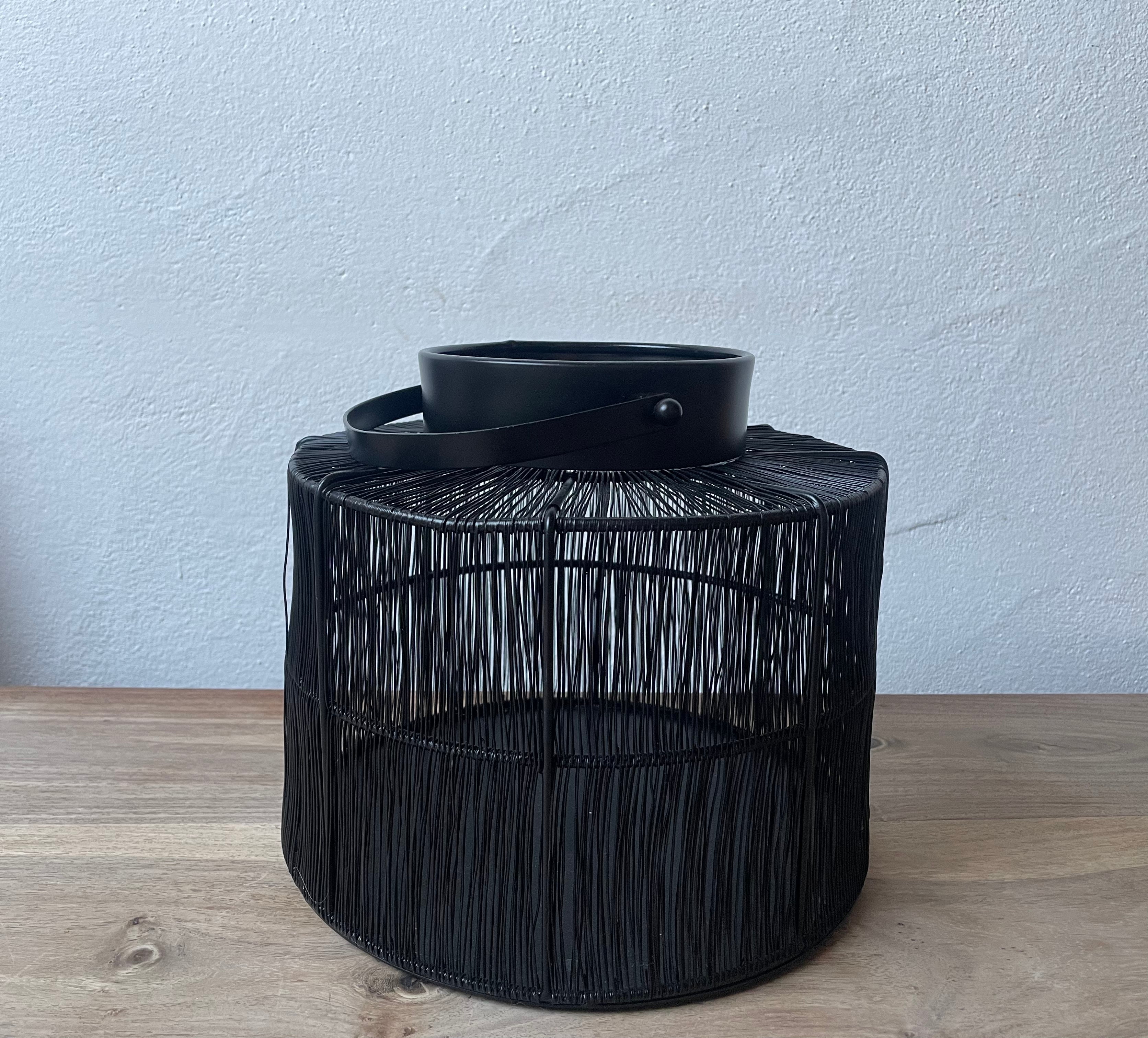 Windlicht Black