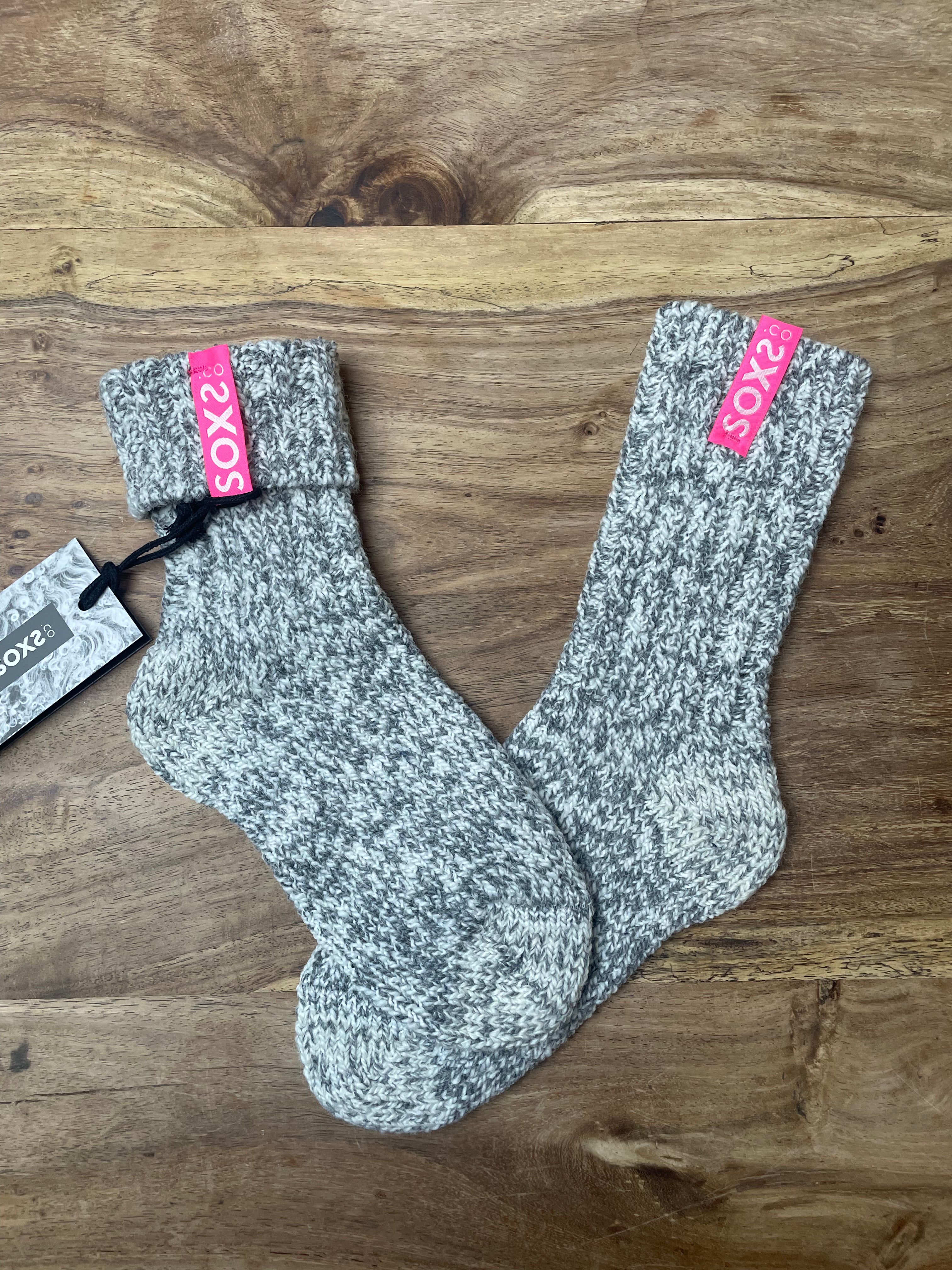 Damen SOXS grey/ bubble gum medium