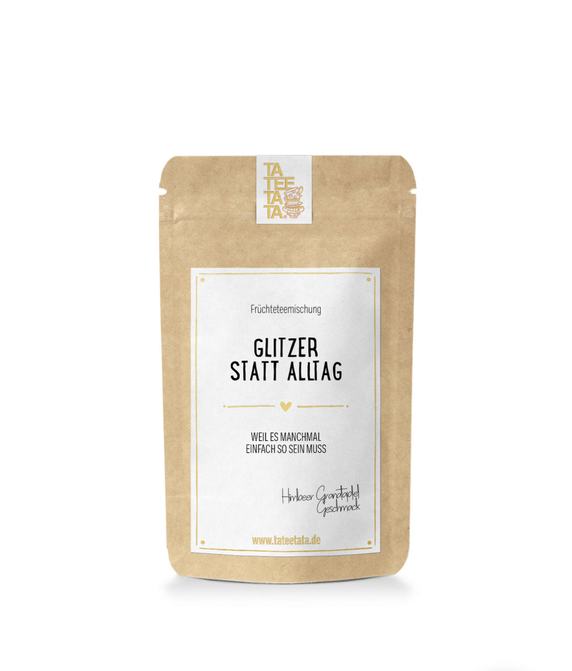 Früchteetee Glitzer statt Alltag