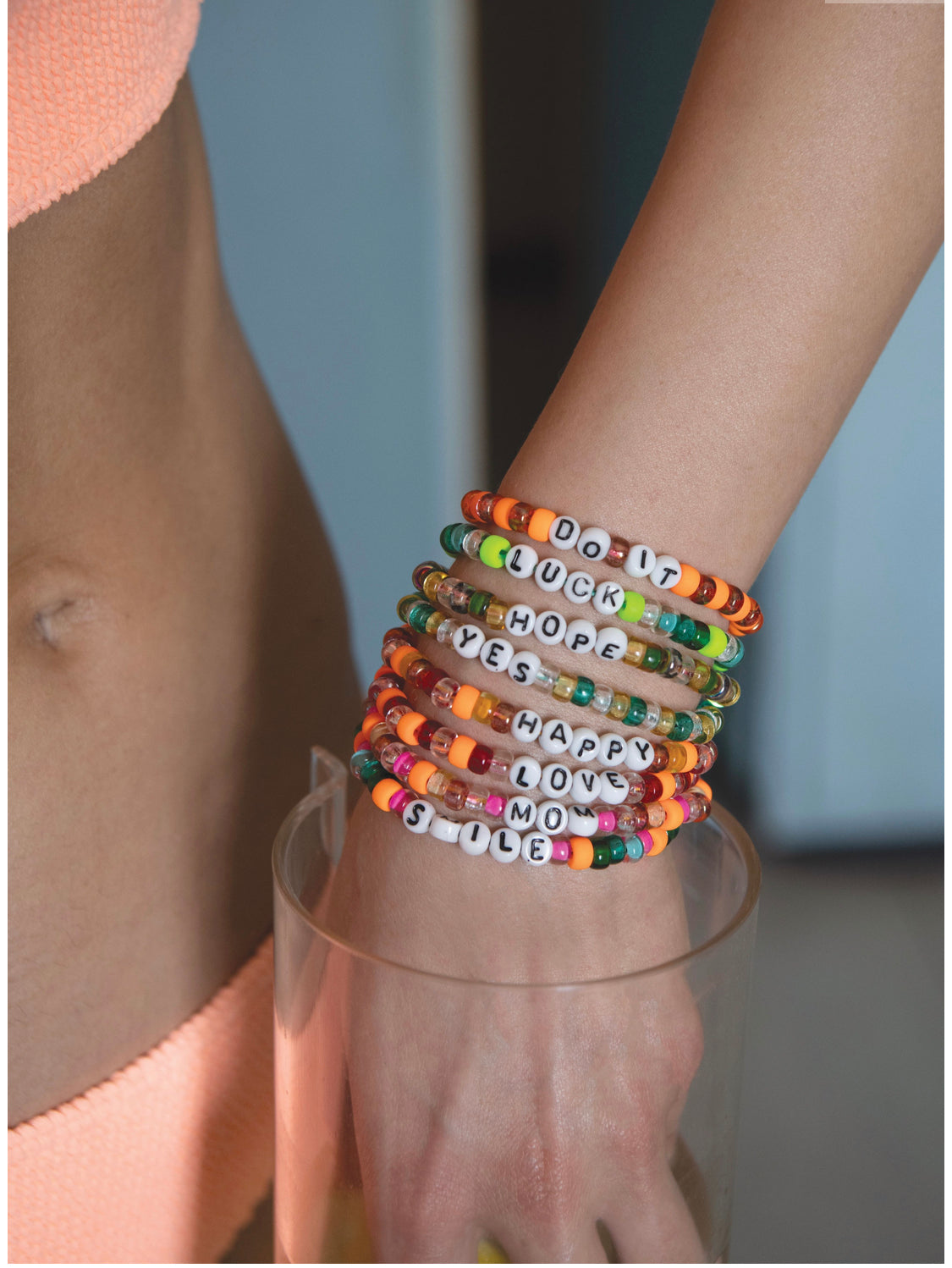 Glas Armbänder