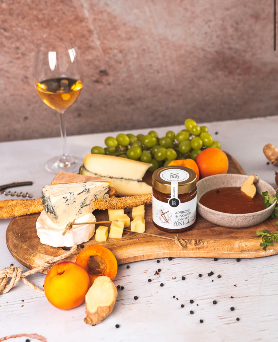 Aprikose und Ingwer Chutney